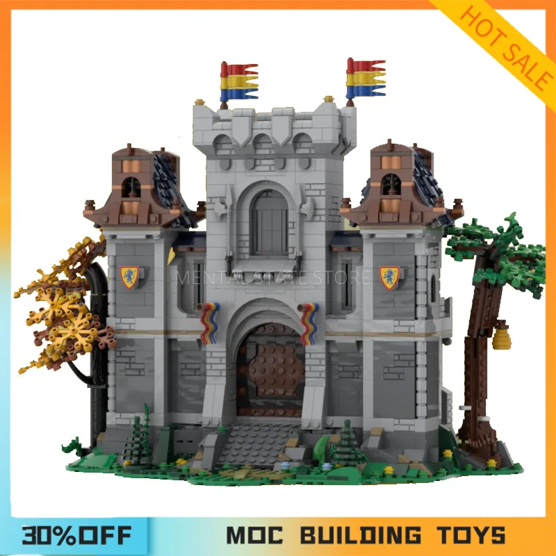 1907PCS Customized MOC Medieval Castle Adventure Building Blocks Technology Bricks DIY Creative Assembly Education Toys Gifts