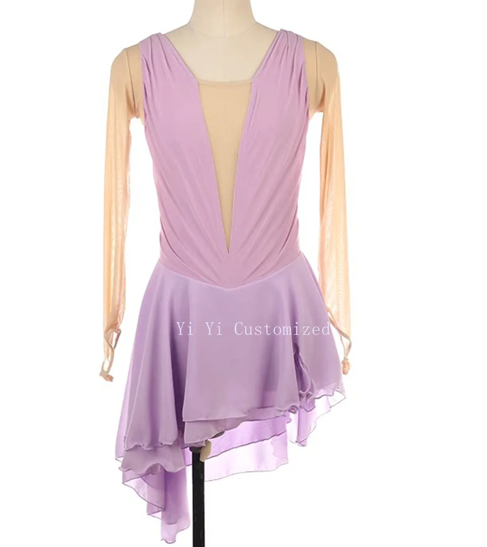 customized-professional-jazz-latin-dance-costumes-any-color-women's-dancewear-sparkling-sequin-practice-performance-skirt