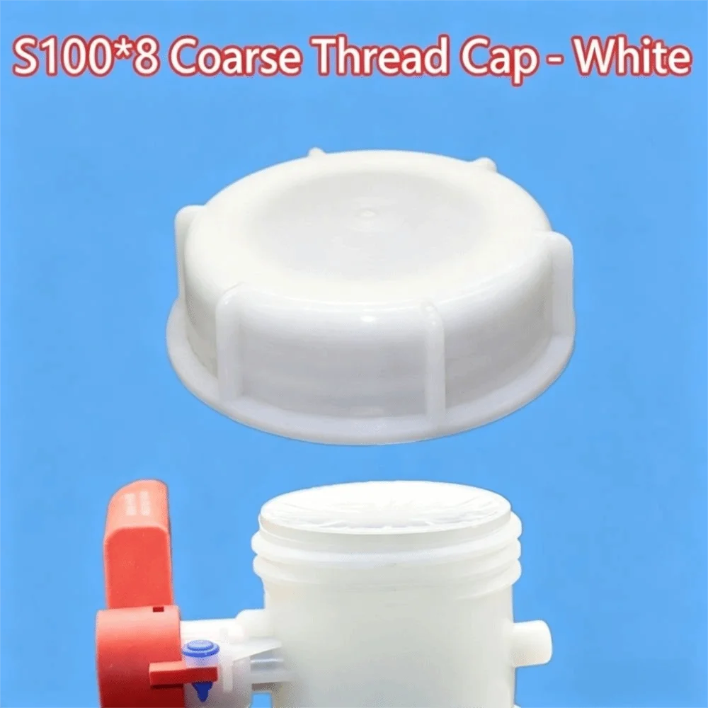 Plastic IBC Tank Cap Lightweight Leak-proof Drainage Outlet Adapter Corrosion Resistant Threaded Tank Valve Cover
