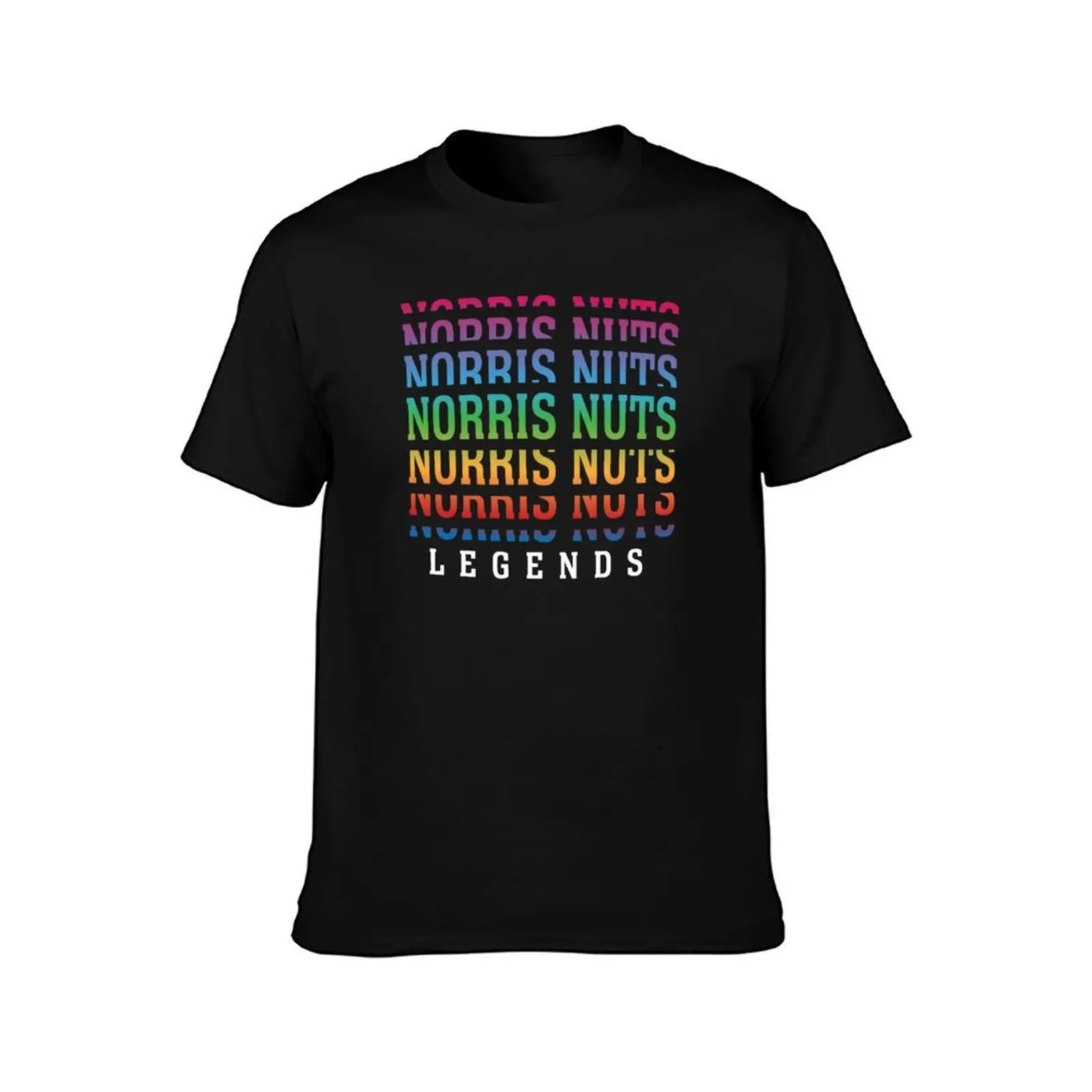 Norris Nuts For The Legends T-Shirt, Summer Casual Cotton Tee, Oversized Streetwear Tops, Vintage Graphic Print, 100% Cotton