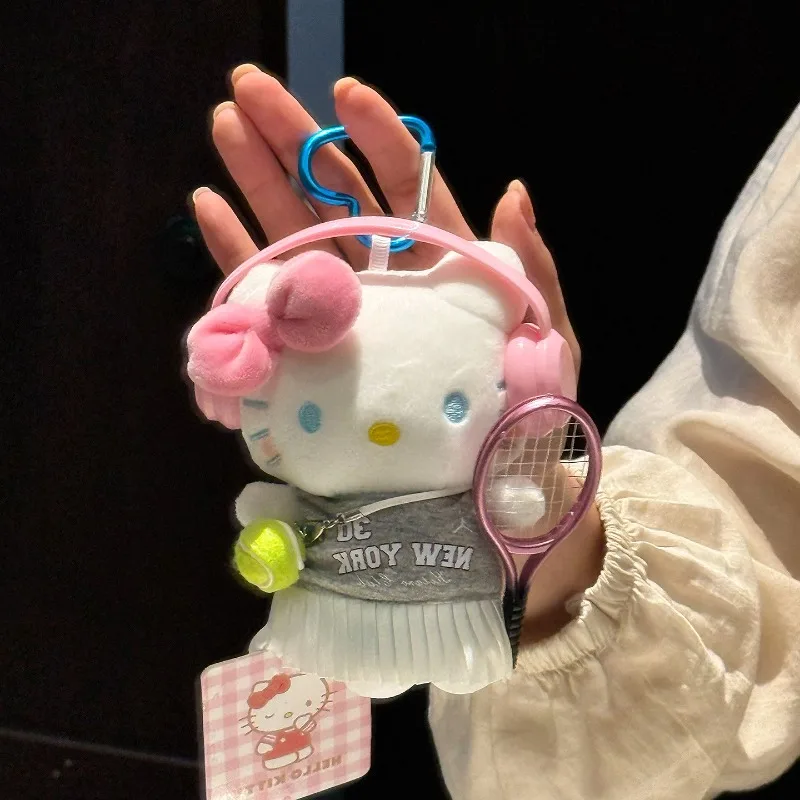 جديد Kawaii سانريو أنيمي هواية مرحبا كيتي عروسة كارتون المفاتيح زوجين على ظهره معلقة حلية هدية عيد ميلاد