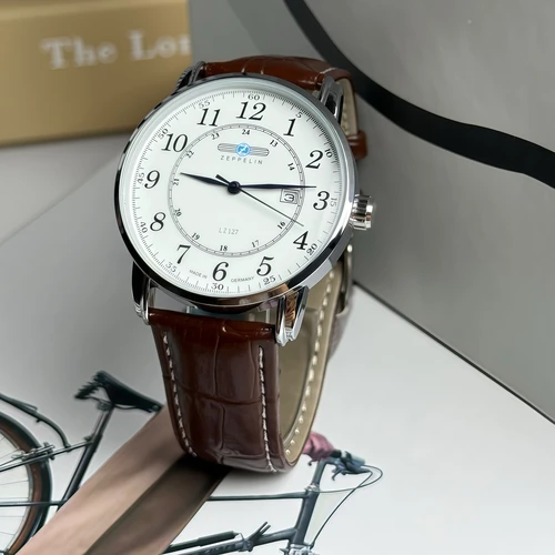Imagen 1 del producto Nueva serie Zeppelin Hindenburg, reloj informal de negocios retro de cuarzo para hombre, reloj de moda para regalo