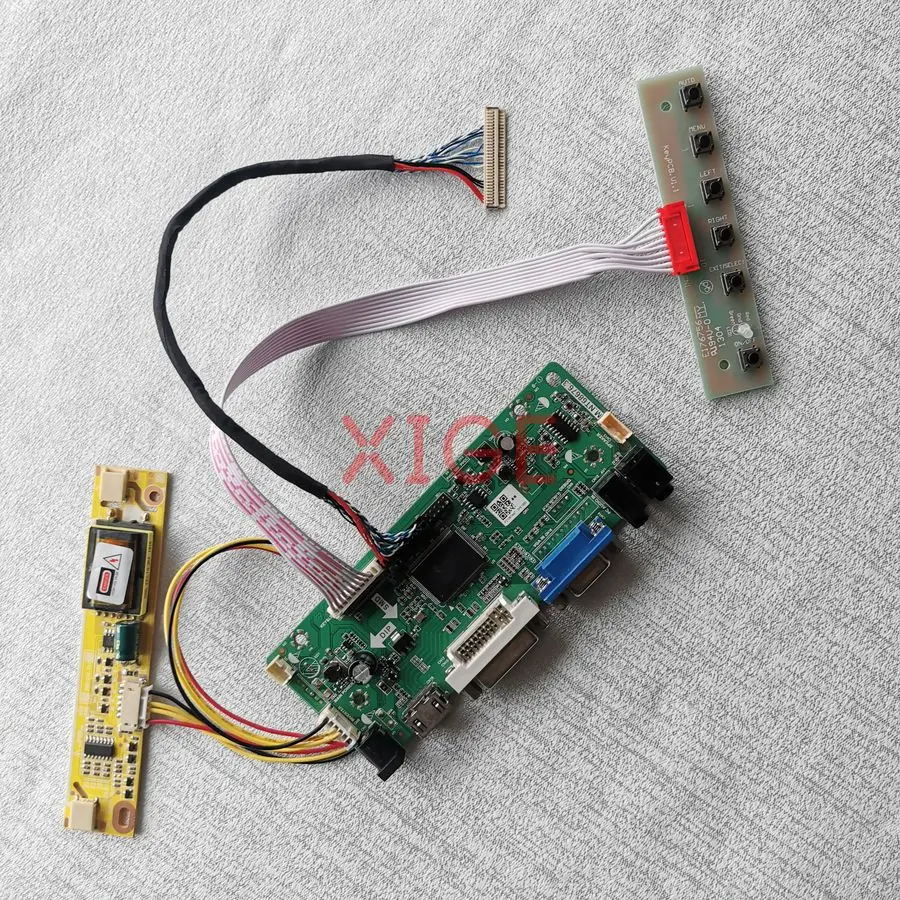 

For HT156WX1 M156XW01 TMS156WX1 M156B1 Matrix Controller Drive Board DIY Kit 2-CCFL HDMI+DVI+VGA LVDS 30-Pins 1366x768 1366*768