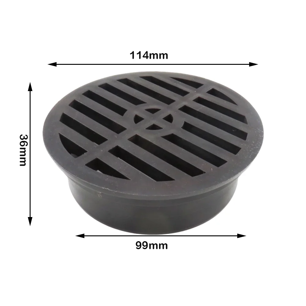 4 Inch PVC Drain Cover Grate for Lawn and For Garden Drainage Systems to Prevent Water Accumulation and Promote Soil Health