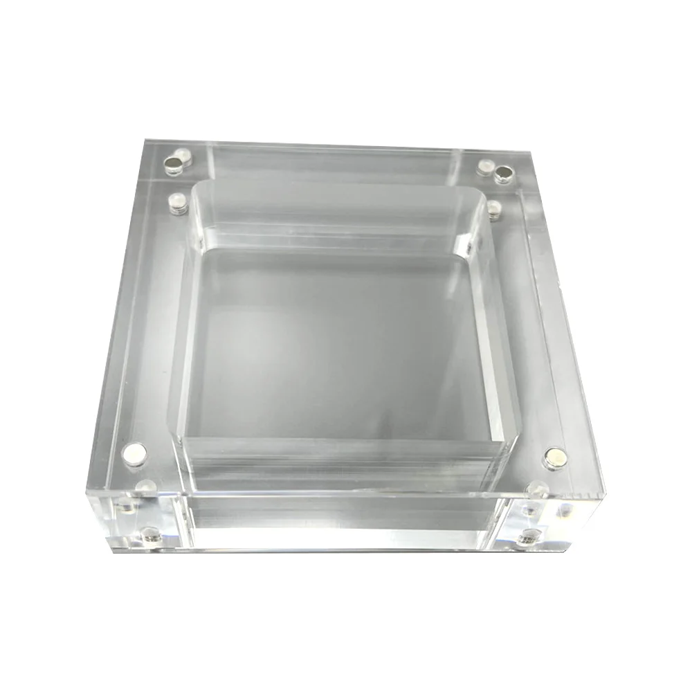 ل GameBoy GBA SP تسليط الضوء على الاكريليك الشفاف تخزين الغطاء المغناطيسي وحدة التحكم صندوق تخزين حامي حالة طريقتين العرض