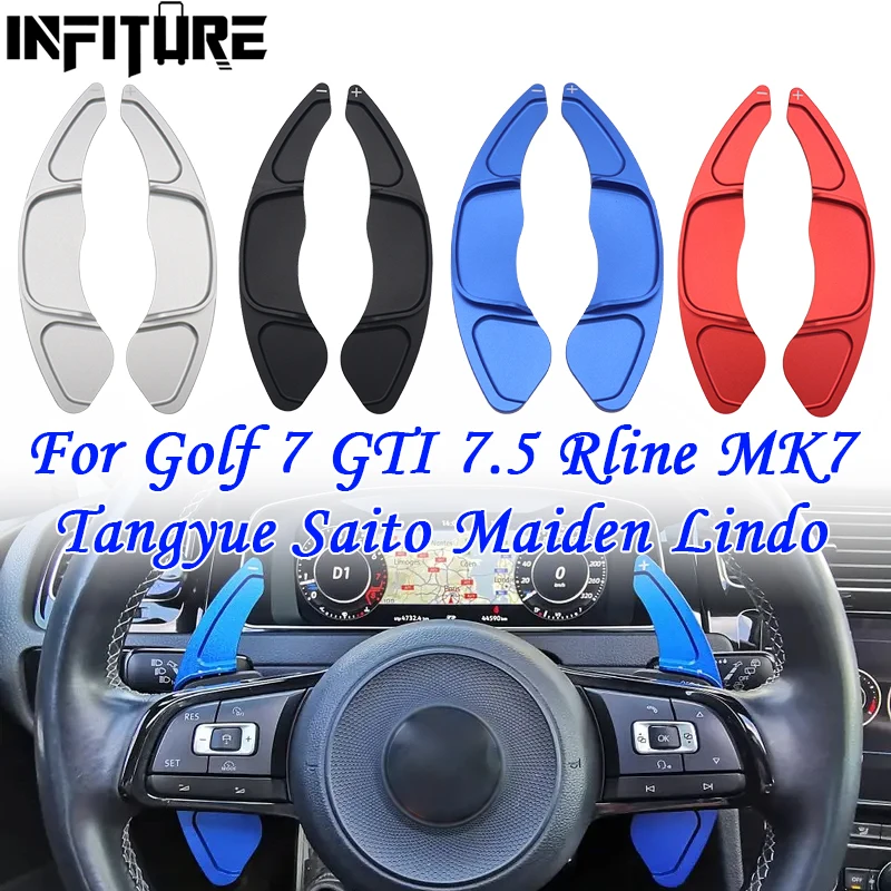 

Steering Wheel Shift Paddle Extension Shifter Replacement New Aluminum for VW Golf 7 MK7 R Scirocco Polo GTI Sagitar R-Line