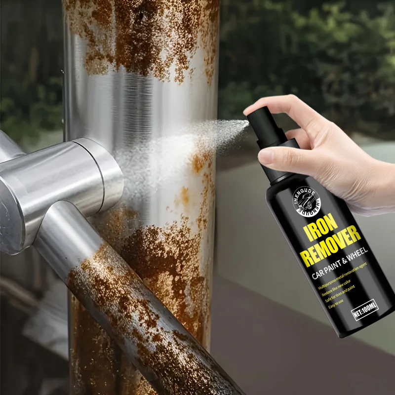 Multi-Purpose Anti-Rust Spray |   Powerful Rust and Iron Oxide Remover, Suitable for Chrome Paint Surfaces and Automotive Maintenance.