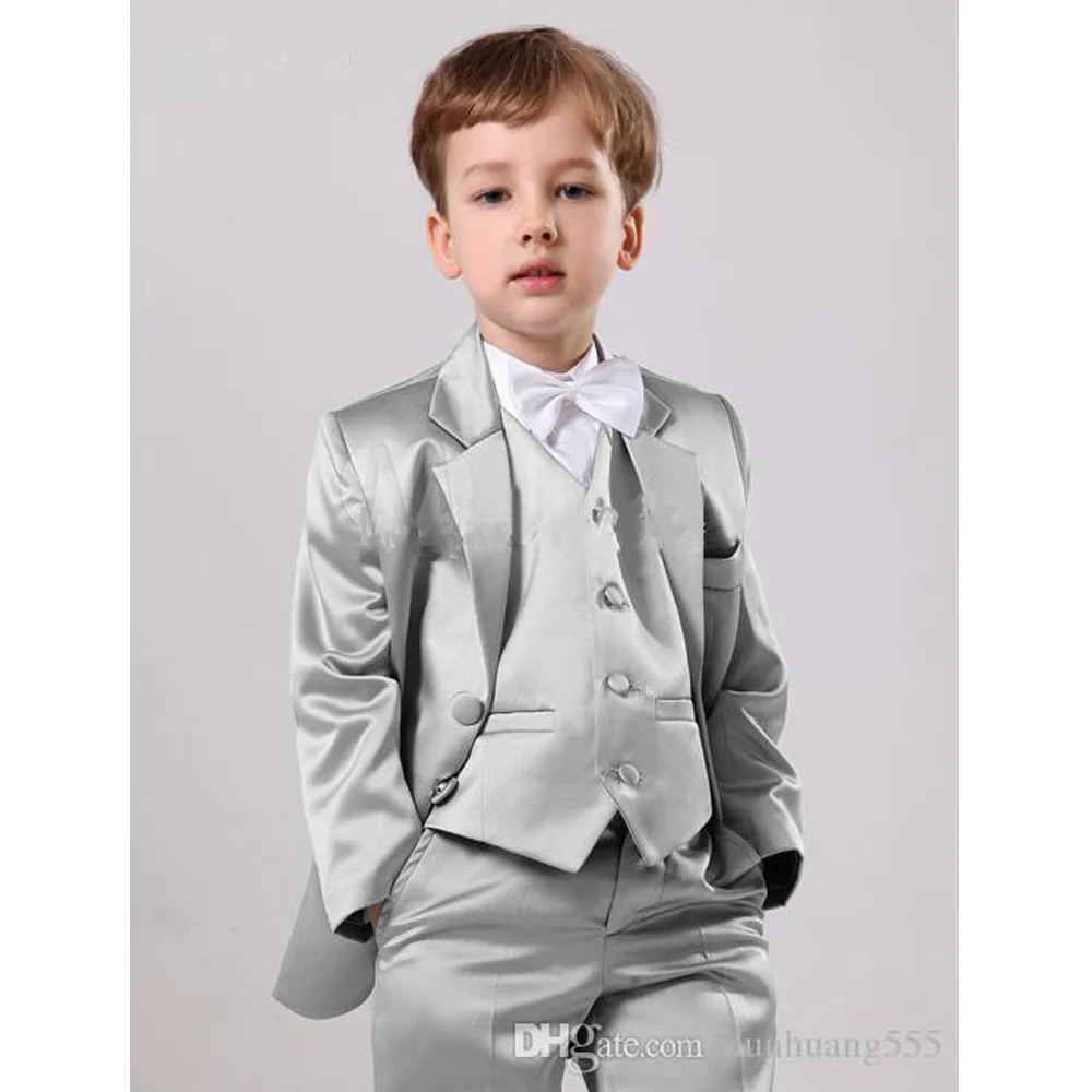 Khaki Boy Suit Wedding Tuxedo Kid Jacket Set Child Blazer Pants 2 Piece Set 3-16 Years Old Custom Clothes