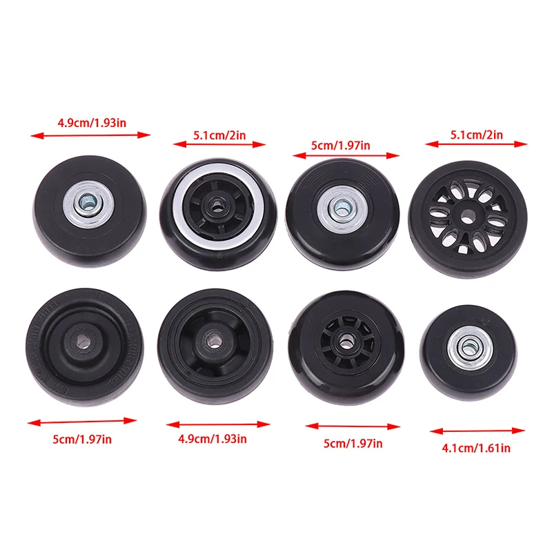 1* Plastic Travel Suitcase Wheels Repair Accessories Luggage Mute Wheel Travel Bag Suitcase Parts Axles Sliding Resistant Caster