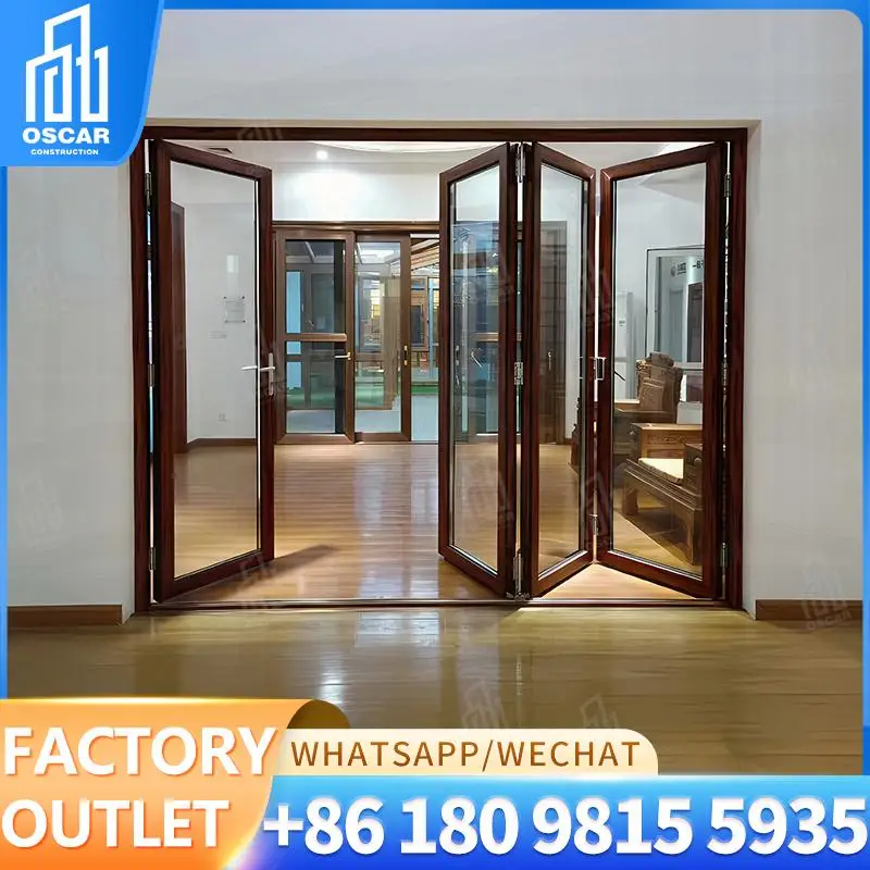

Customizable Factory Made Folding Doors Ideal for European Office Spaces Creative Functional Bifold Door