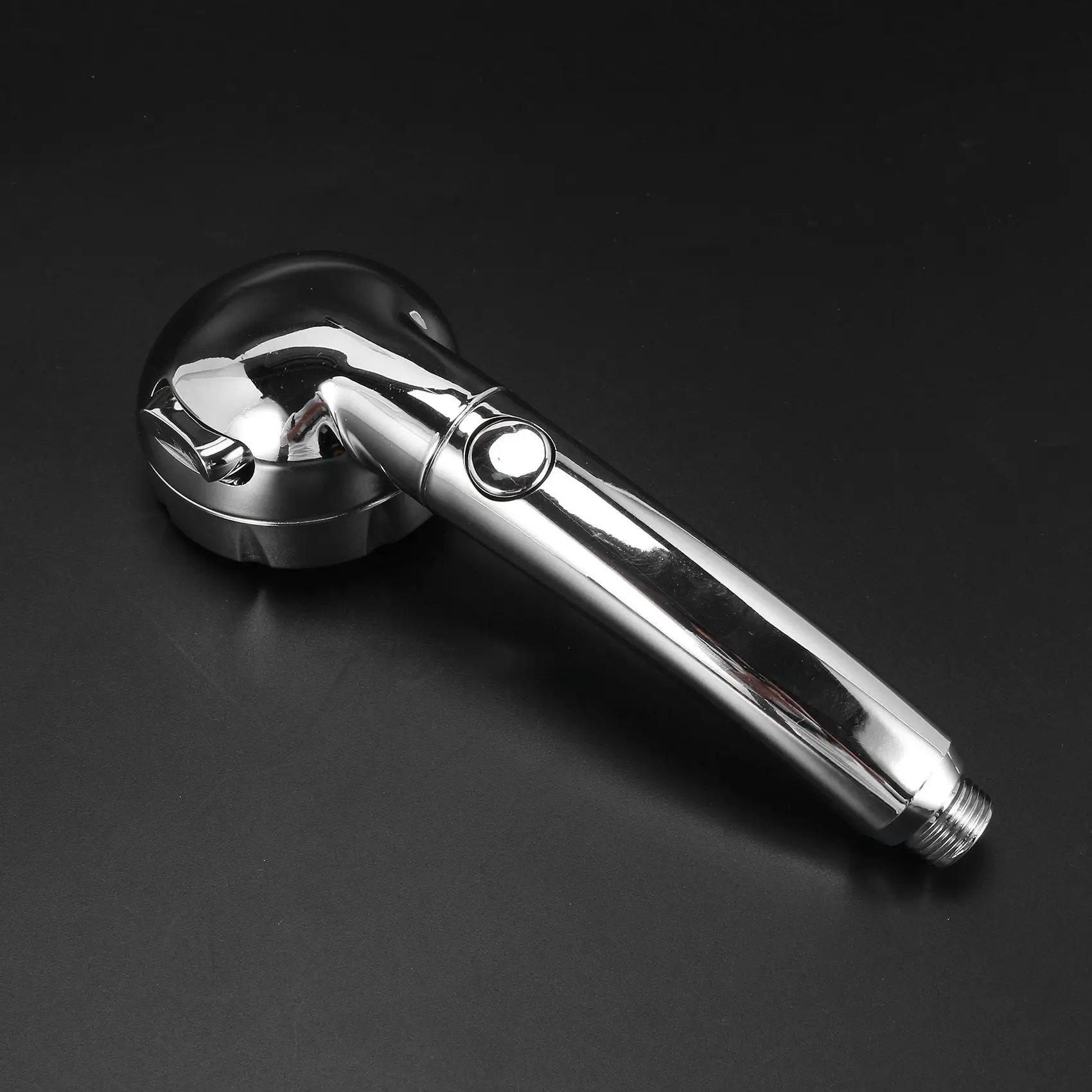 ABVT-3X Handheld Shower Head High Pressure Chrome 3 Spary Setting With ON/OFF Pause Switch Water Saving Adjustable Luxury