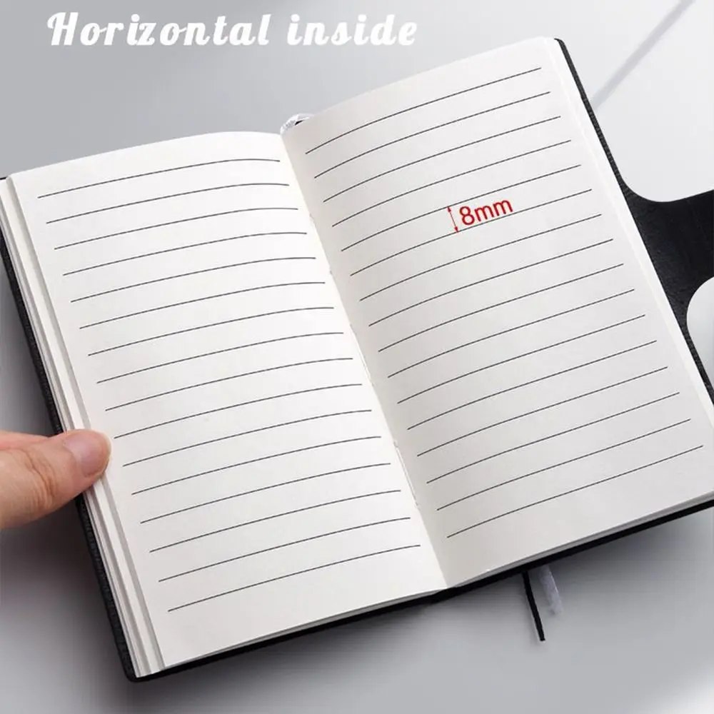 PU Cover A7 Mini Notebook Portable Pocket Notepad Diary Book Handwriting Word Book Memo Pad Office Student School Stationery