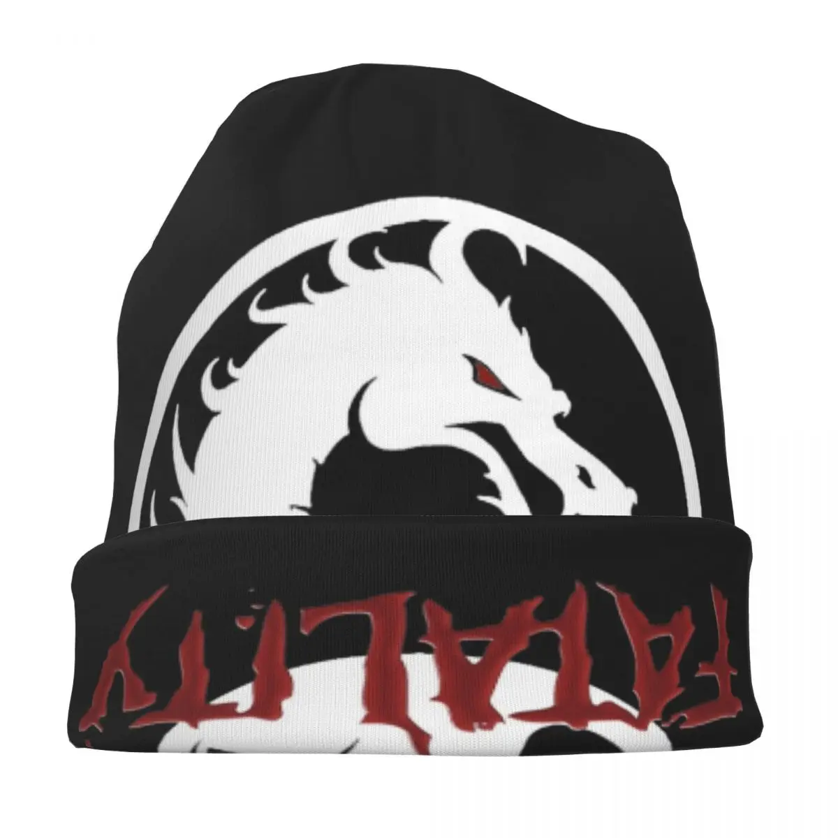 Mortal Kombat Fatality Skullies Beanies Hats Hip Hop Unisex Outdoor Cap Warm Thermal Elastic Bonnet