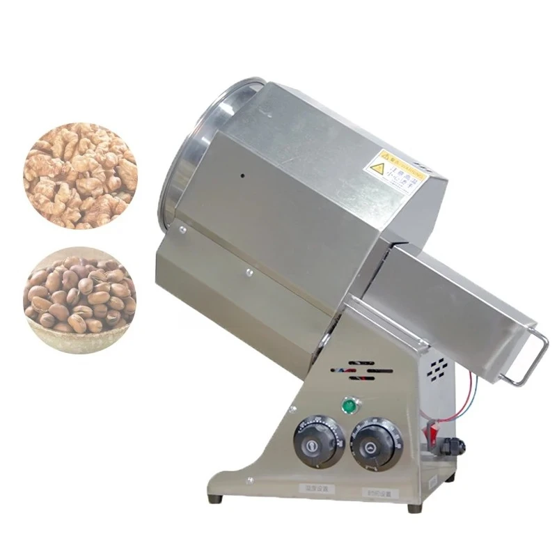 Electric Nut Seeds Chestnuts Roaster Pot Nuts Roasting Machine