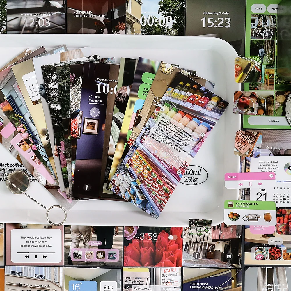 4Packs/Lot Romantische Leverancier Serie Retro Label Sticker