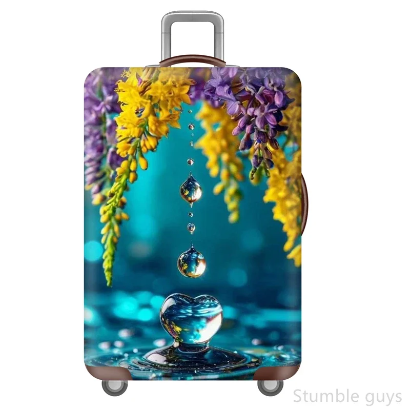 

Washable High Elastic Luggage Cover Protective Anti-Scratch Suitcase Cover Reliable Travel Accessory Road Trips