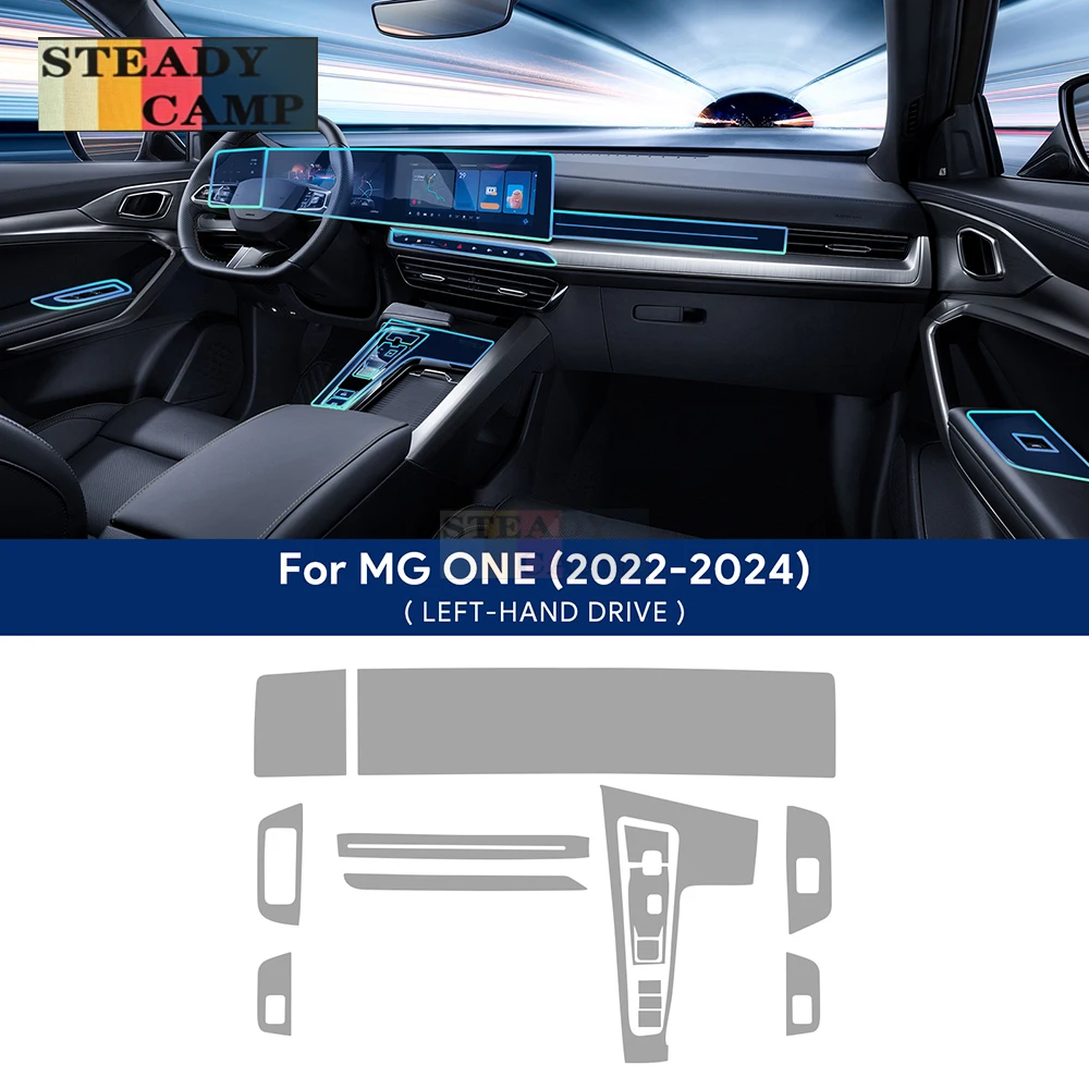 

For MG ONE 2022 2023 2024 Car Center Console Media Dashboard Navigation TPU Anti-scratch Protector Film Interior Accessories