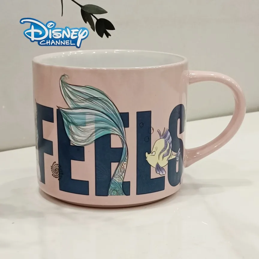 

Disney Cute mermaid Ariel colour-changing ceramic mug mug office coffee cup water cup birthday gift