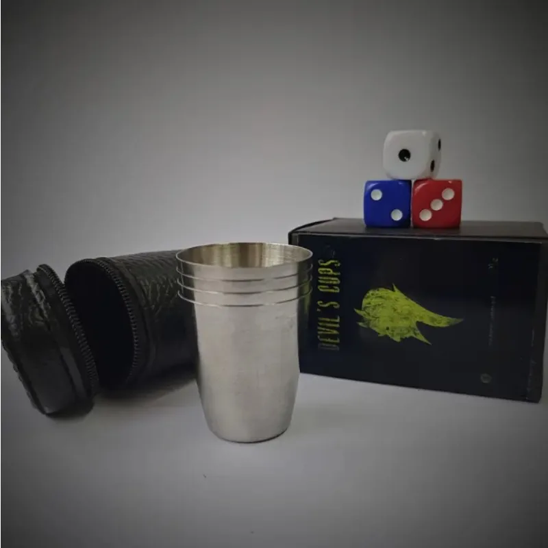 كأس الشيطان خدعة سحرية دعائم تفاعل الحفلات عن قرب عروض ممتعة مناسبة للمبتدئين عشاق السحر ألعاب ماجيا