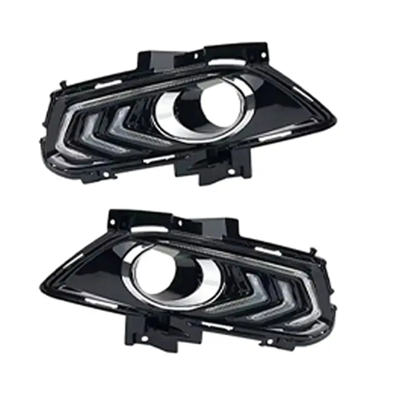 

Top!-For Ford Monteiro 2013-2016 Daytime Running Lights Modification LED Fog Light Turn Signal Lamp Three Colors Light