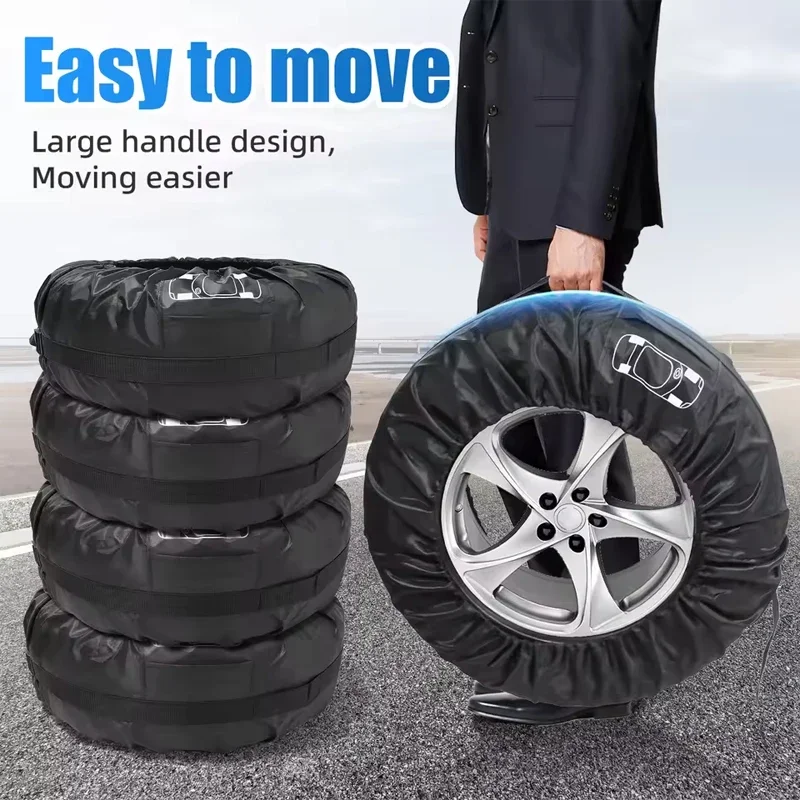 For Buick Enclave Encore Envision Regal Lacrosse Verano Envista 4PCS Car Tire Cover Spare Wheel Dustproof Protector view 5