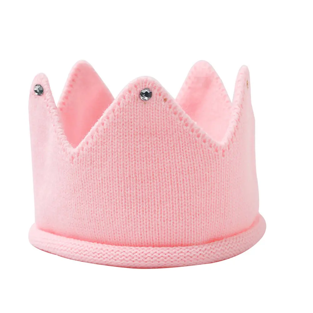 

Knitted Hats for Babies Warm Material Crown Bonnets Acrylic Kids Hat Stylish Durable EcoFriendly Baby Accessories
