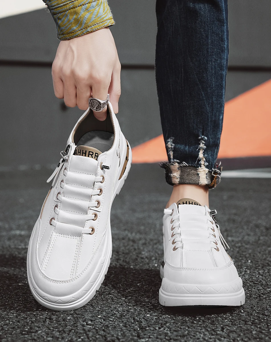 2026 Mens Casual Shoes Leather Sneakers Summer Skateboard Sports Outdoor Hiking Luxury Designer Tennis Running Loafers Platform
