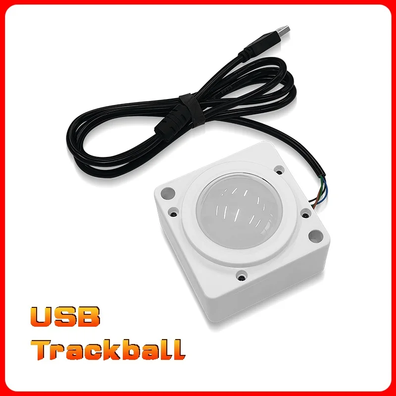 

2-inch round trackball LED light emitting mouse USB interface supports Windows Linux Android system connection Joystick keyboard