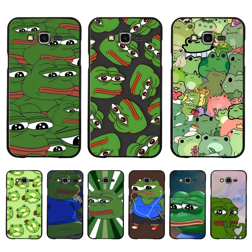 Funny Sad Frog pepe meme Phone Case For Samsung J 7 plus 7core J7 neo J6 plus prime J6 J4 J5 Mobile Cover