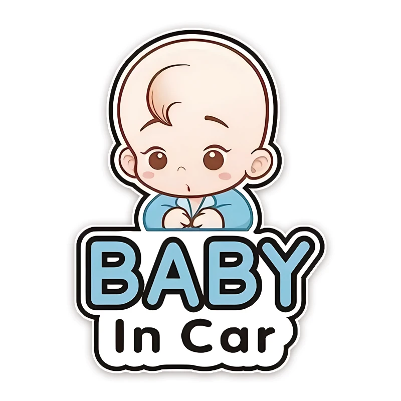 Baby Stroller Girl Logo And Stickers, Detachable Safety Sticker Bulletin Board, Cute Baby Car Window Stickers