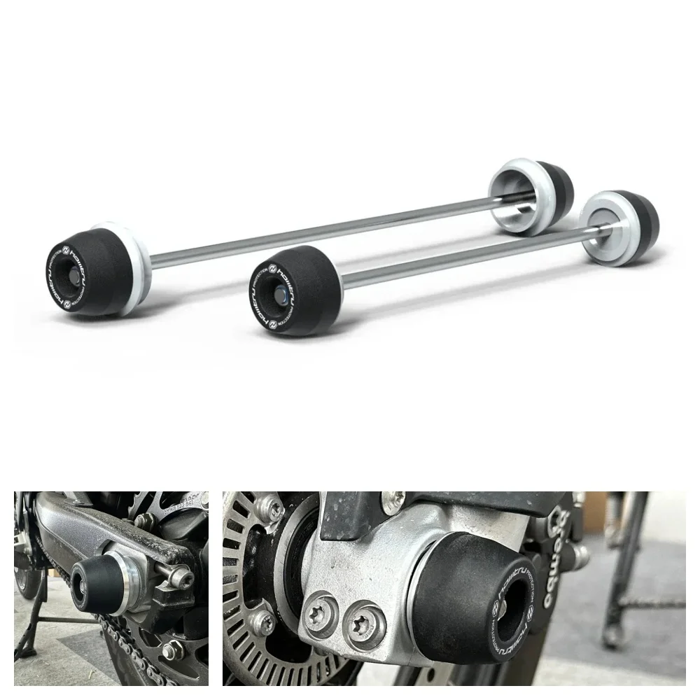 

For BMW S1000XR / Sport / Sport SE 2015 2016 2017 2018 2019 Motorcycle Wheel Protector Rear Front Axle Fork Crash Slider