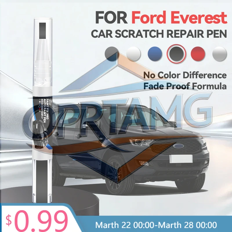 

2026 Hot Car Sticker For Ford Everest Paint Repair Pen Touch Up Scratch Remover DIY Car Accessories Arctic White Black Bl