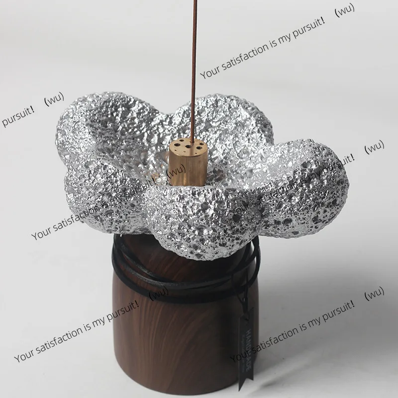 

Скандинавский простой многофункциональный контейнер для выжигания цемента в стиле ретро, держатель для благовоний с нитью, домашний подарок