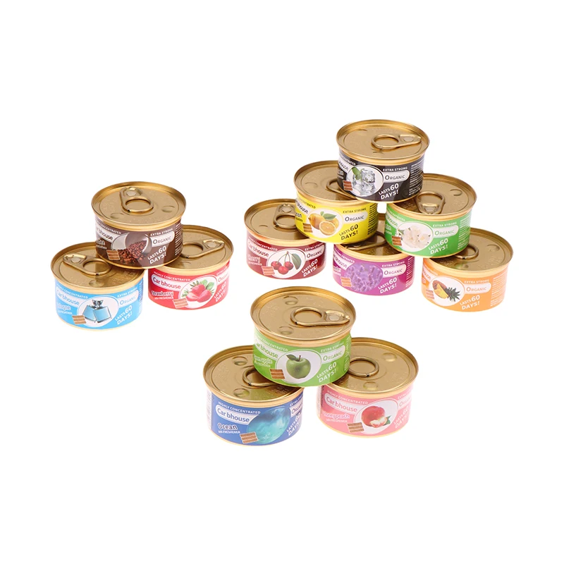 معطرات الهواء للسيارة نكهة السيارة كتل خشبية معلبة نكهة القهوة طويلة الأمد لوازم مزيل العرق للسيارات الروائح #3