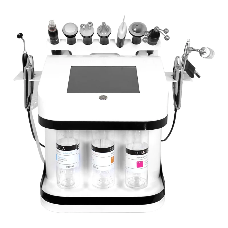 2024 New benchtop Black Pearl 10-in-1 multi-functional skin management integrated instrument cleaning micro-grinding machine