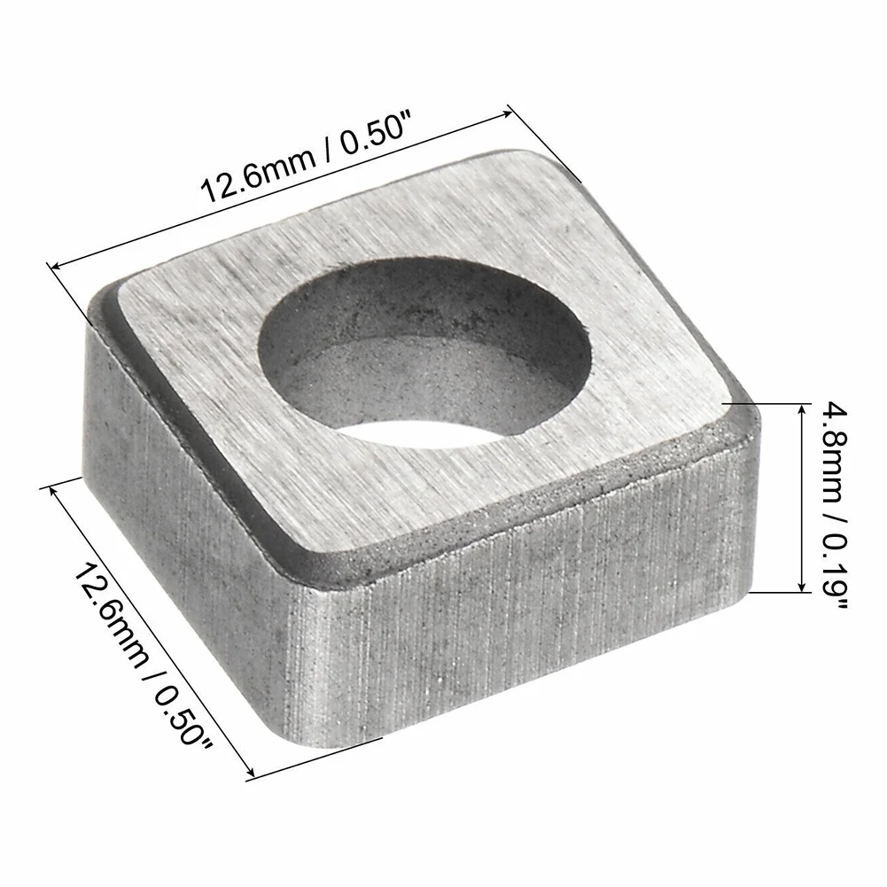 10pcs Carbide Insert Gasket Kit MC1204 Turning Tool Thread Lathe Seats 12.4x4.8mm High Quality Wood CNC Metalworking Supplies