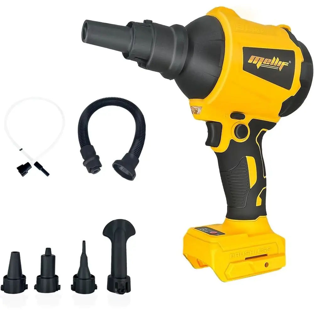 

Беспроводной компрессор-воздуходувка CordlCompred, совместимый с аккумулятором 20V MAX (только инструмент), бесщеточный двигатель, 3 регулируемых скорости, 50 000 об/мин, светодиодная подсветка