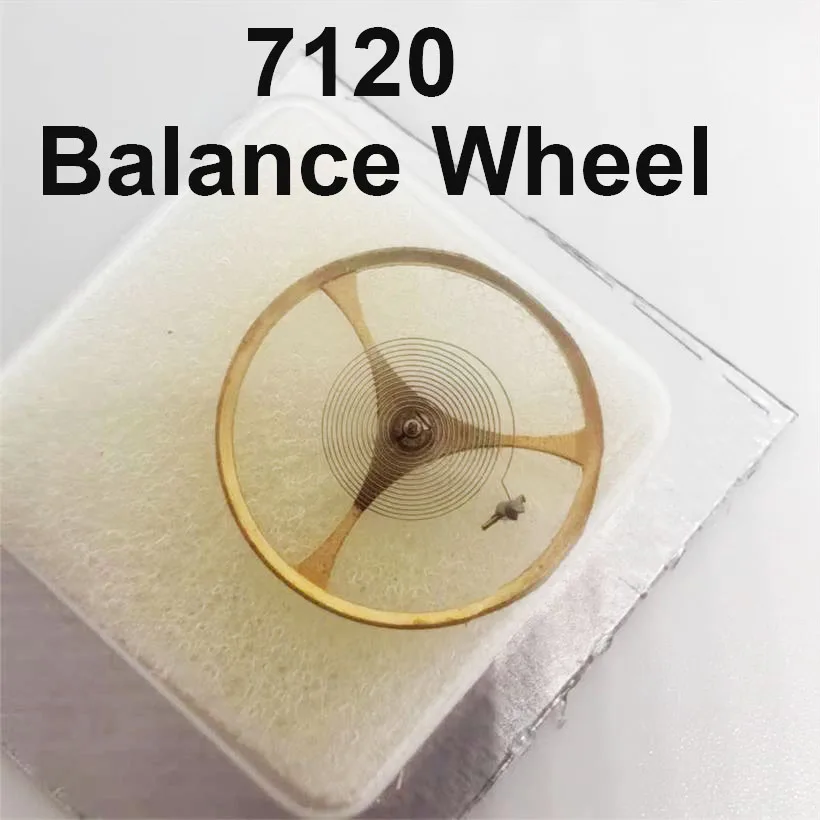 Table Repair Parts Are Suitable For Domestic 7120 Mechanical Movement Balance Wheel Full Pendulum Watch Movement Parts