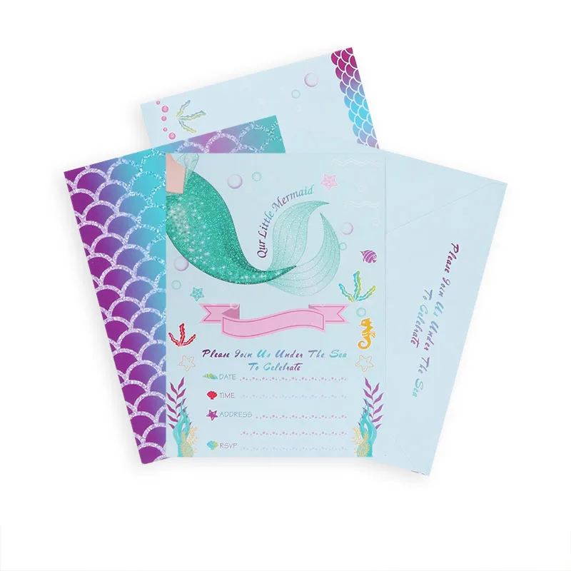 8Set Little Mermaid…