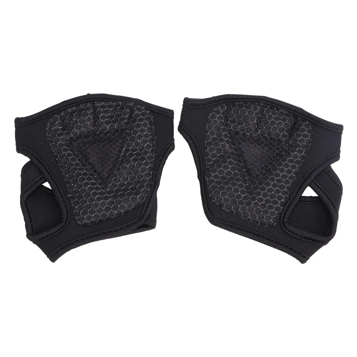 

Anti-Slip Gym Gloves Black Size M/L For Men Women Workout Fitness Half-Finger Weight Lifting Padded Wrist Support Silicone