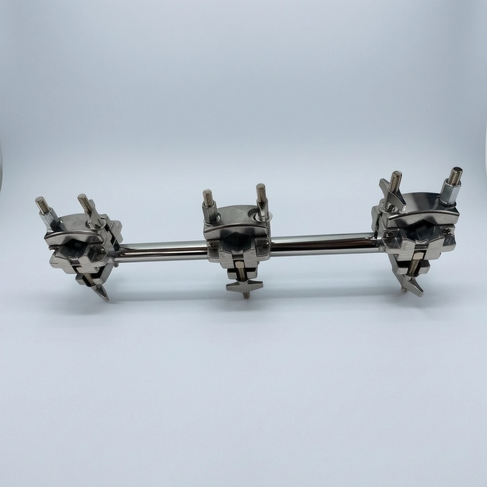 Drum Extension Bar with Clamps Stable Drum Hardware Extension Bar Percussion Accessory Rigid Multi-Clamp Space Efficient