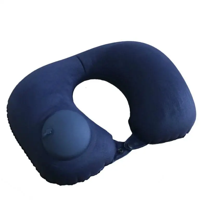 U-Shaped Portable Press Outdoor  Pillow Car Seat Cushion Automatic Inflatable view 2