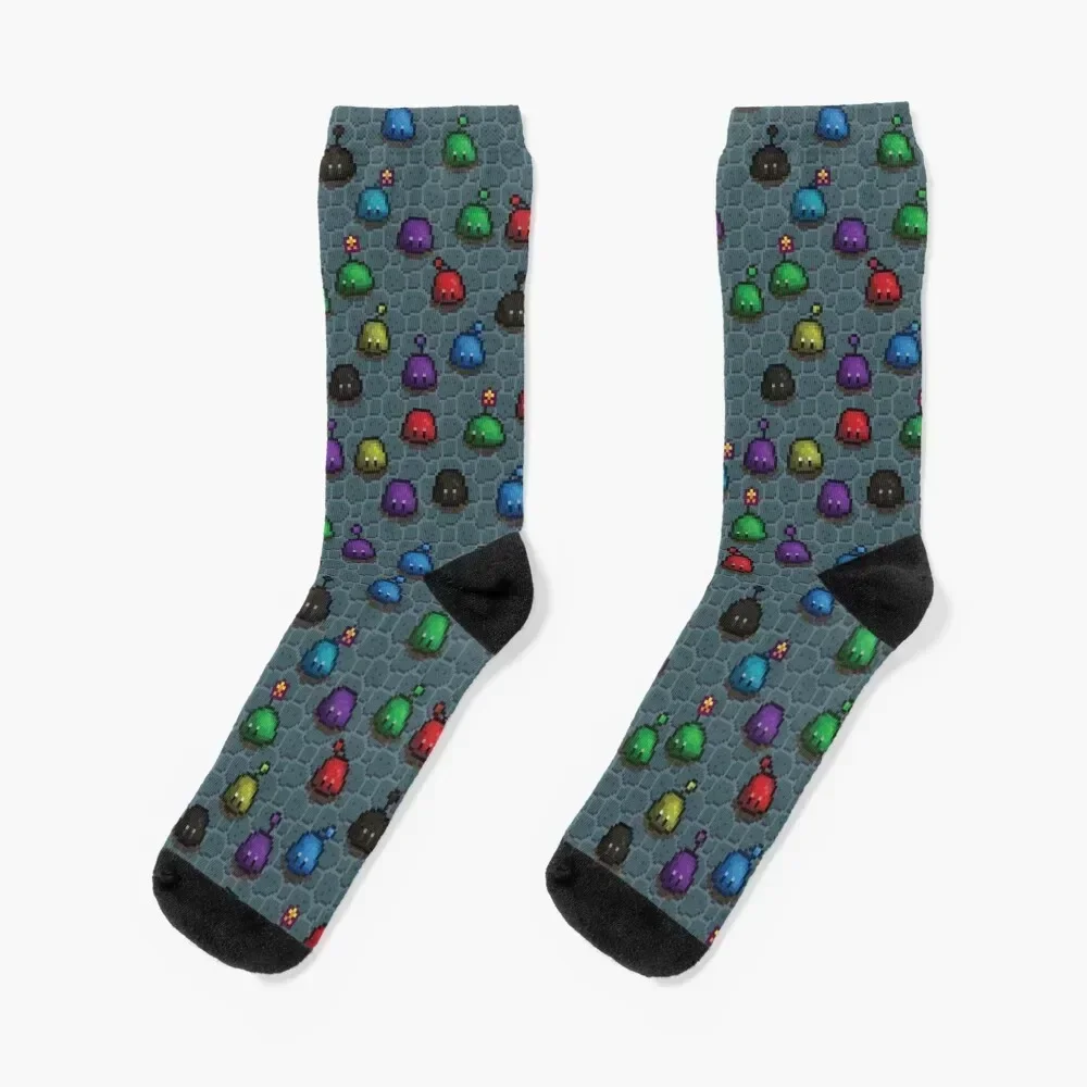

Stardew Valley Slimes Socks colored luxe Stockings sports and leisure Luxury Woman Socks Men's