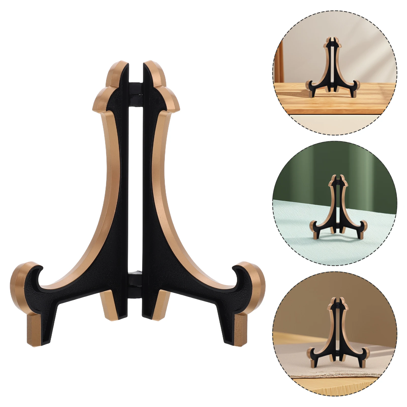 

2 Pcs Easel Display Stand Picture Artwork Photo Holder Frame Stands for Plastic
