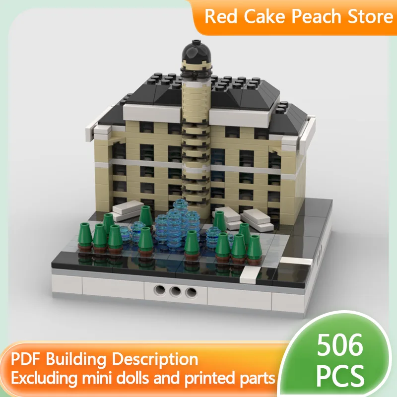 

City Street View Model MOC Building Bricks City Las Vegas Hotel Modular Technology Children Holiday Gifts Assemble Toys Suit