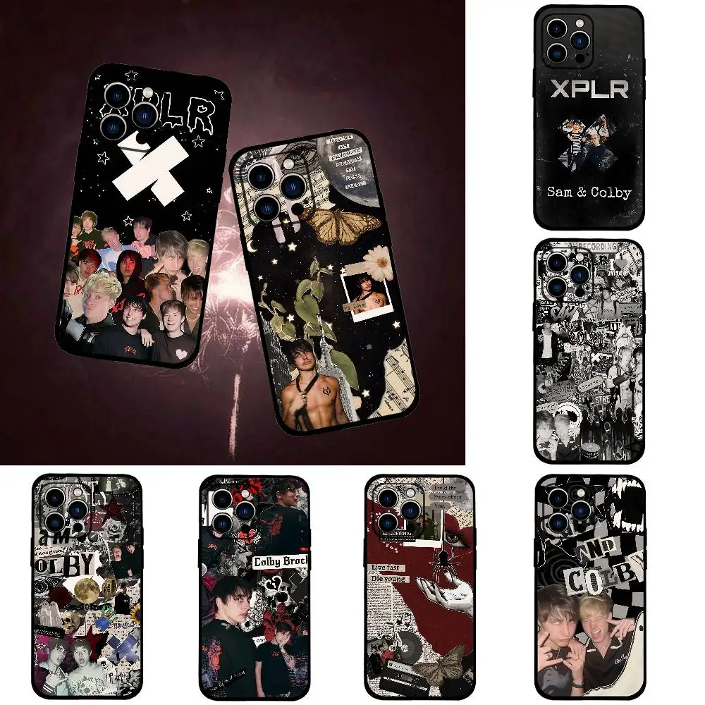 S-Sam E Colby XPLR Capa de telefone para iPhone 17 16 15 14 13 12 11 PRO MAX PLUS Mini TPU Soft para a pele