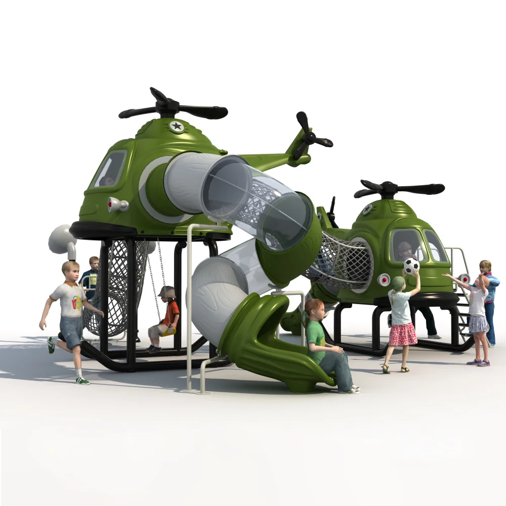 

Boke Low-priced High Quality Children's Outdoor Playground Set Metal Plastic Slide Amusement Equipment for Kids Ages 3-18