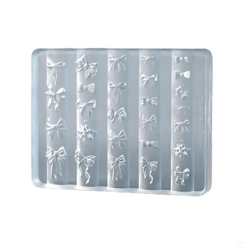 

Силиконовая форма для дизайна ногтей с бантом, инструмент для обучения маникюру, профессиональные принадлежности для маникюра