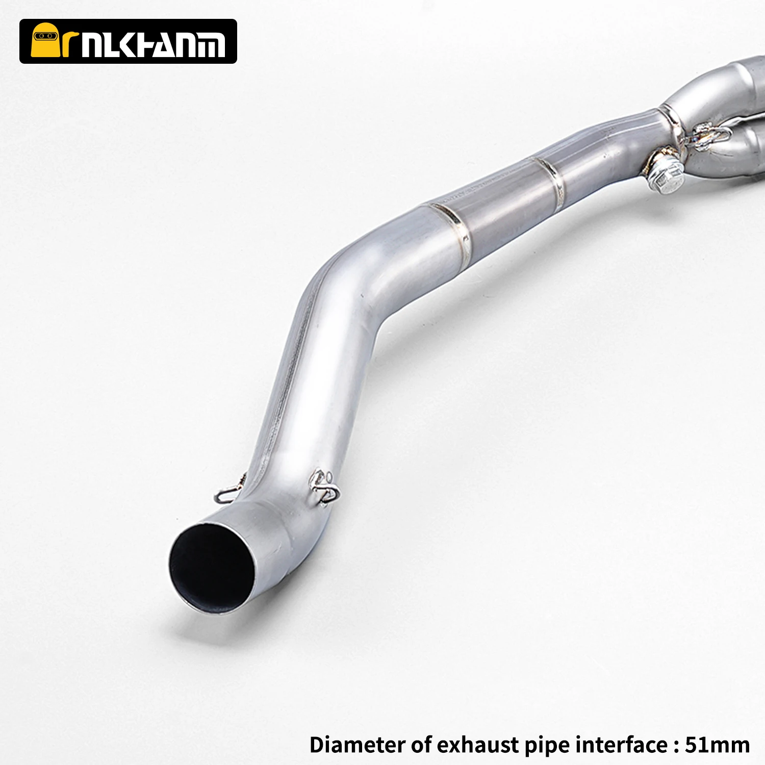 لكاواساكي نينجا ZX-25R ZX25R 2020-2023 Ti. سبيكة نظام كامل الهروب تعديل أنبوب الوصلة الوسطى الأمامية #6