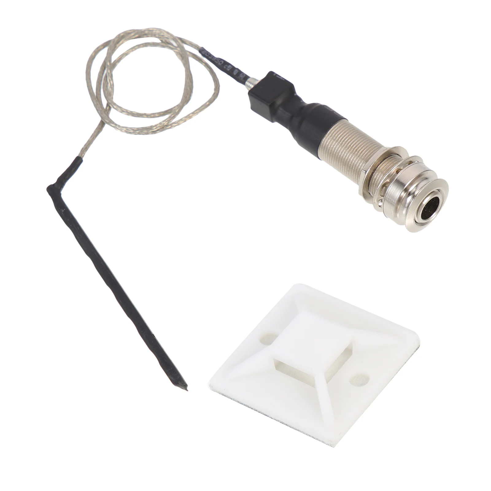 

Guitar Pickups Piezoelectric Musical Instrument Accessory Acoustic Transducer Ballad for Sound Hole Folk Abs Resin Use